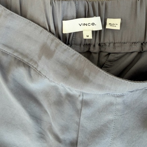 Vince Women’s Light Cool Gray Mid-Rise Pull-On Pant size M - Picture 4 of 9